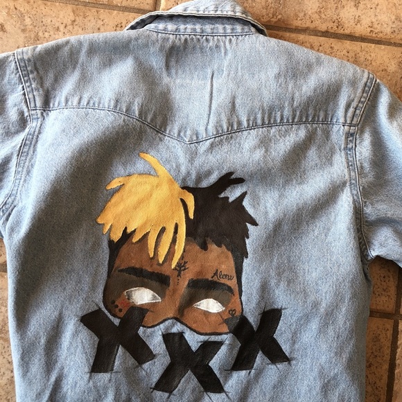 denim jacket xxxtentacion
